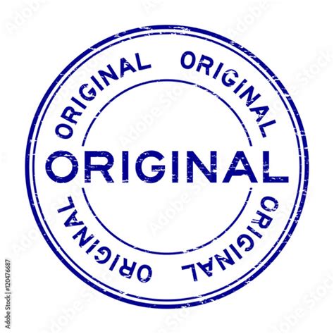 Grunge Blue Original Rubber Stamp Stock Image And Royalty Free Vector