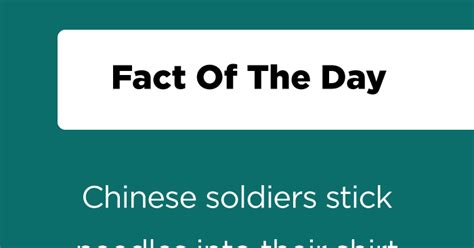 But that's plastic, you might say. Chinese soldiers stick needles into their shirt to keep ...