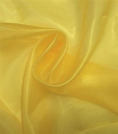 Yellow Diamond Sheen Organza Light To Meduim Weight Fabric By Etsy