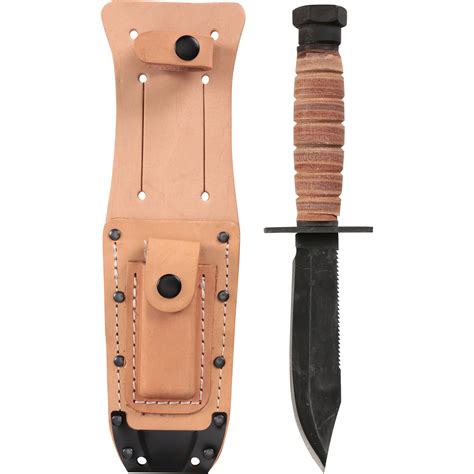 Ontario Knife Company Modified Survival Knife With Sheath