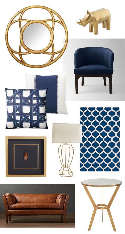 20 Blue And Gold Living Room Ideas Pimphomee