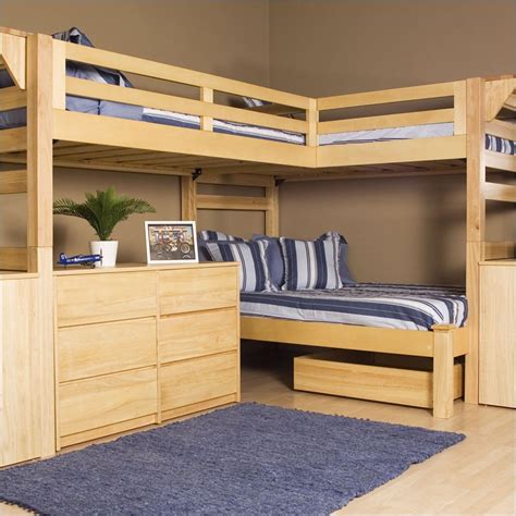 Our kids' bunk bed not only gave our kids a safe place to sleep and relax, but also served as storage. Shared kids' room designs for three or more children ...