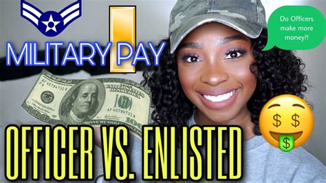Officer Vs Enlisted Military Pay 🤑 Do We Make More Money Youtube