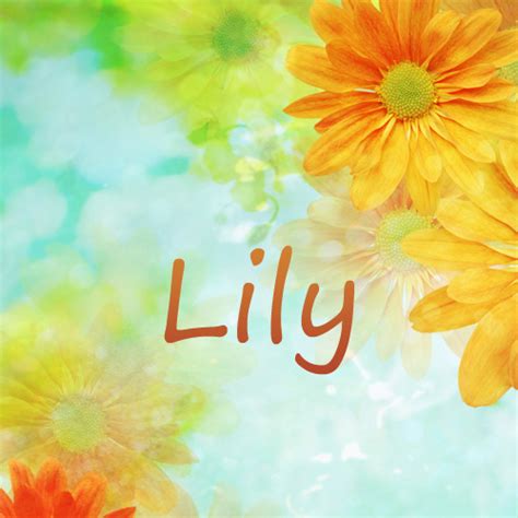 Pictures With Name Lily