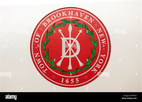 Sceau officiel de la ville de Brookhaven dans le comté de Suffolk Long