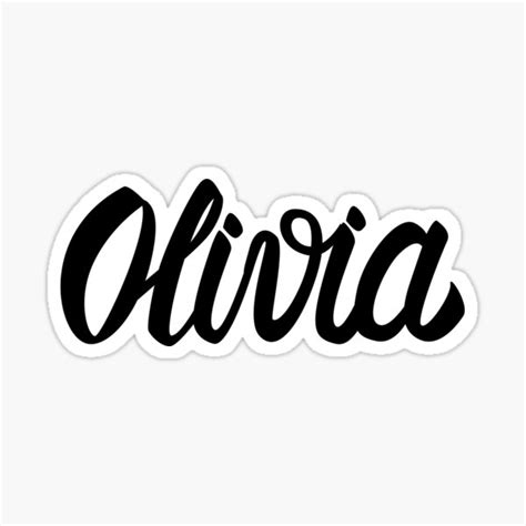 Olivia My Name Is Olivia Sticker By Projectx23 Redbubble