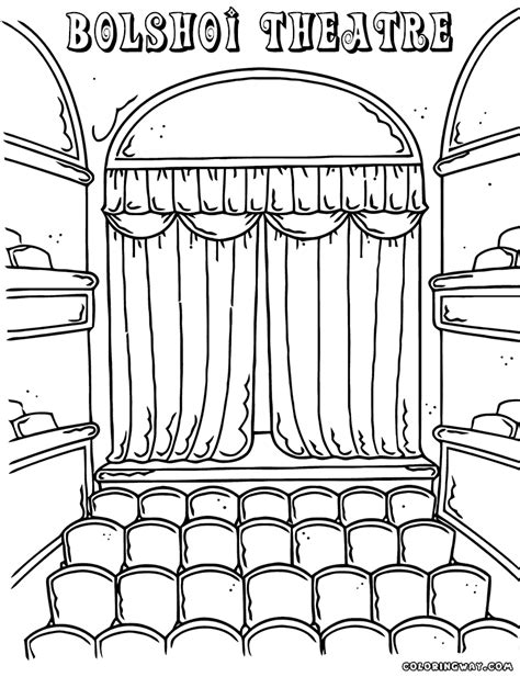 Movie Theater Coloring Pages