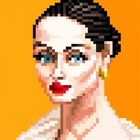 Pixel Art Portraits By Hatayosi Daily Design Inspiration For
