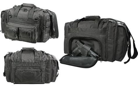 Black Concealed Carry Bag Law Enforcement Security Tactical Molle Ge