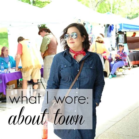 What I Wore About Town Wardrobe Oxygen