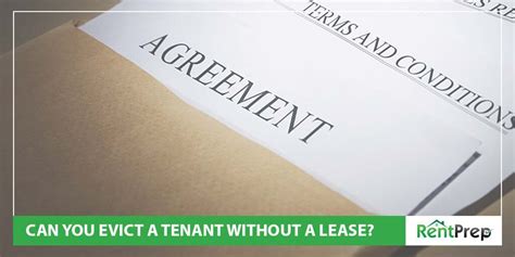 Can You Evict A Tenant Without A Lease Landlord Faqs