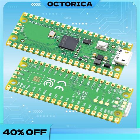 High Performance Cortex M0 Processor Rp2040 Raspberry Pi Pico Board Dual Core 264kb Arm