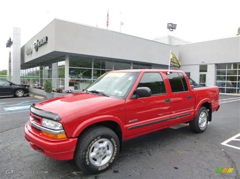 2003 Victory Red Chevrolet S10 Ls Crew Cab 4x4 93566049