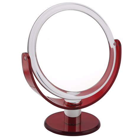 5x Magnification Mirror In Red 918red