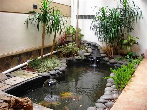 ツ 45+ contoh desain kolam ikan hias minimalis sederhana