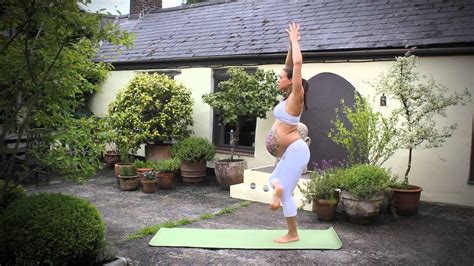 Flow Yoga Mama Part Mercedes Ngoh Sieff Months Pregnant Handstands Youtube