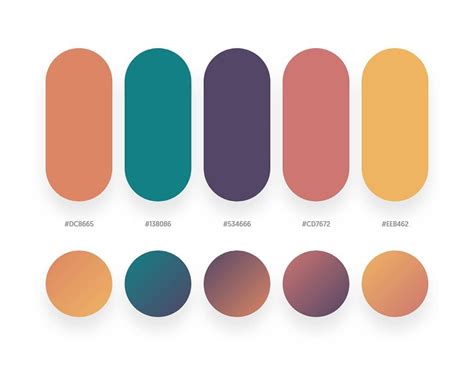 Color ideas for home, bedroom, kitchen, wall, living room, bathroom, wedding decoration. 32 Beautiful Color Palettes With Their Corresponding ...