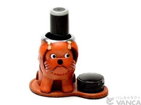 Shih Tzu Leather Seal Stand Vanca Craft Unique 3d Leather Crafts Made