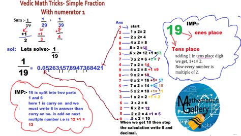 Abacus and vedic math are two important ways with which a child can improve and enhance his both abacus and vedic math has its unique way of improving math skills as they have a particular way of carrying on additions and subtractions, not to. Vedic Math Trick - Simple fraction. in 2020 | Simple ...