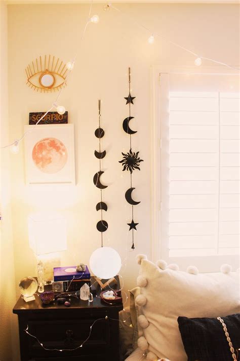 Alibaba.com offers 2,077 moon hanging decoration products. Moon Phases Wall Hanging Decor | Aesthetic bedroom, Hanging wall decor, Modern bedroom design