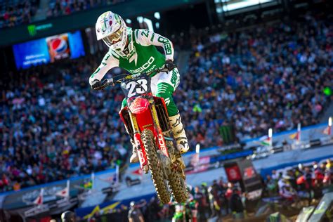 The ama supercross game tonight is going to be epic. Zach Osborne, Chase Sexton, Will Christien, and Daniel ...