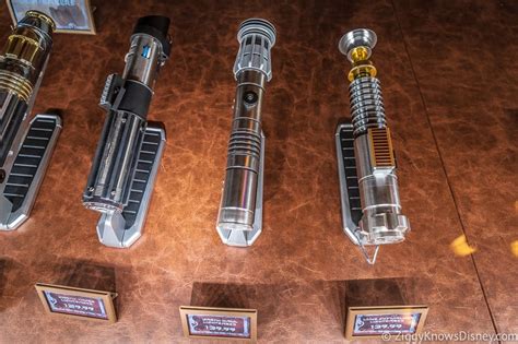 I love you guys for picturing everything with prices! All Galaxy's Edge Legacy Lightsabers + More Dok Ondar's ...