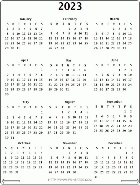 2023 Calendar