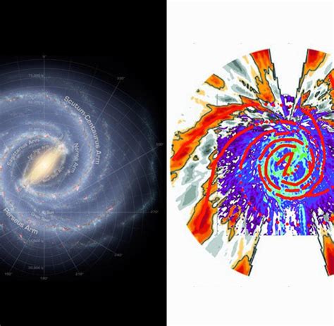 Astronomie So Sieht Die Karte Der Milchstraße Aus Welt