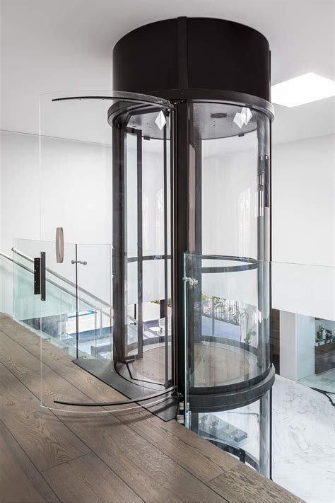 Vuelift Round Glass Panoramic Home Elevator In Glass Elevator