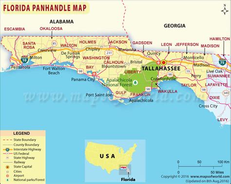 Map Of Florida Gulf Coast Panhandle Jacki Letizia