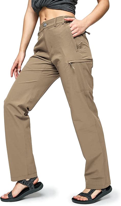 Amazon Com Mier Women S Quick Dry Cargo Pants Lightweight Tactical