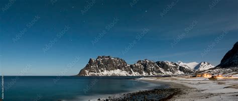 Utakleiv Beach Lofoten Islands Norway Stock Foto Adobe Stock