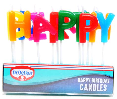 Dr Oetker Happy Birthday Candles Dike And Son