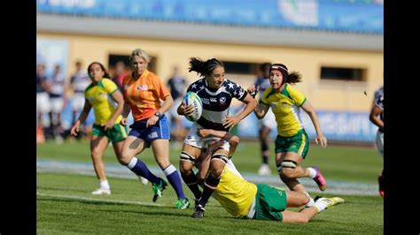 South Africa Women Rugby Match Team Hsbc Sevens Series Championship Paci Usa Rugby Rugby