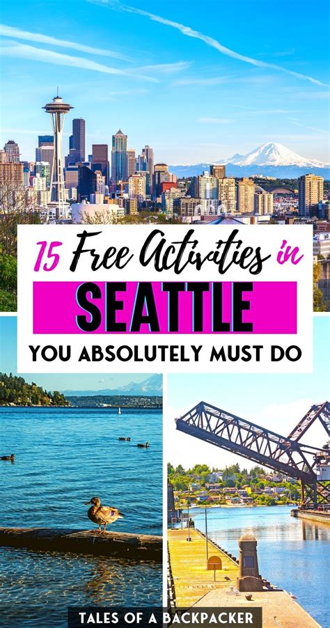 Free Things To Do In Seattle Washington Washington Travel Seattle