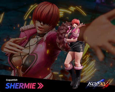 The King Of Fighters Xv Shermie Wallpaper Cat With Monocle