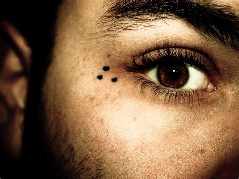 The Three Dots Tattoo Is A Very Common Prison Tattoo That Symbolizes