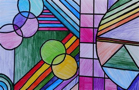 Earl Warren Arts Fourth Grade 2d Geometric Design Design Art Drawing Elementary Art
