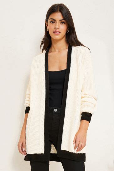 Buy Lipsy Mixed Cable Knit Cardigan From Next Ireland