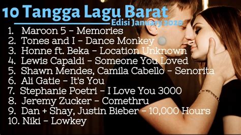 Lagu Barat Terbaru 2020 Terpopuler Di Indonesia Lagu Inggris Terbaik