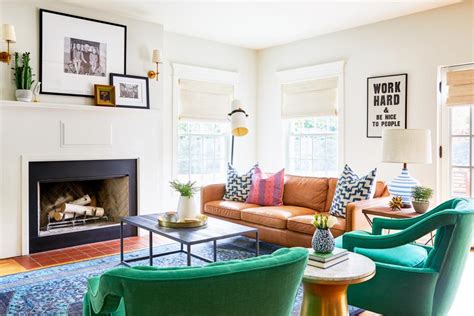 Neutral Living Room Ideas With Pops Of Color