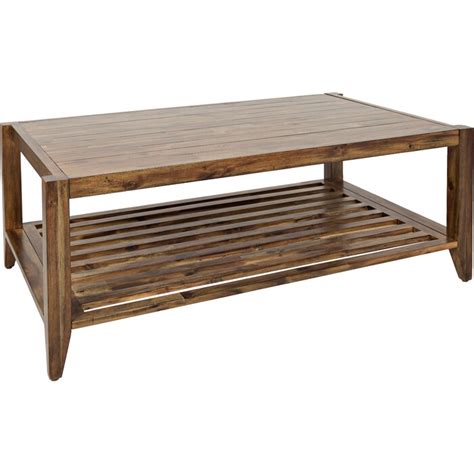 Laurel Foundry Modern Farmhouse Athena Solid Wood Coffee Table With