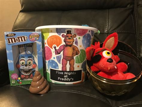 Fnaf Easter Basket We Made For Our Son We Printed Characters Out On