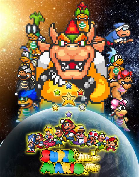 Super Mario All Star Attack Poster By Heiseigoji91 On Deviantart