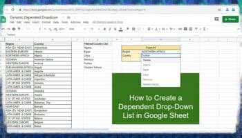How to Create a Dependent Drop-Down List in Google Sheets | bpwebs.com