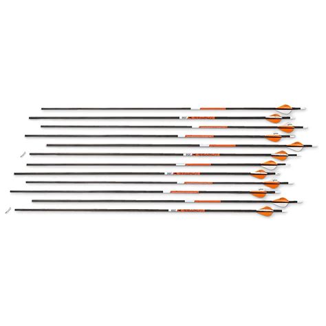 Victory Trophy Hunter 350 Arrows 12 Pack 222655 Arrows And Shafts At