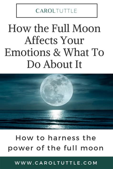 How The Full Moon Affects Your Emotions And What To Do About It Full