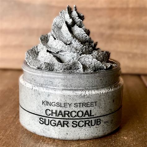 Charcoal Sugar Scrub