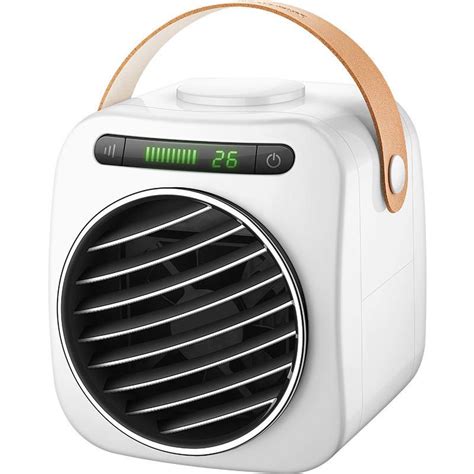 Smart Led Temperature Display Usb Air Conditioner Fan Mini Air Cooler