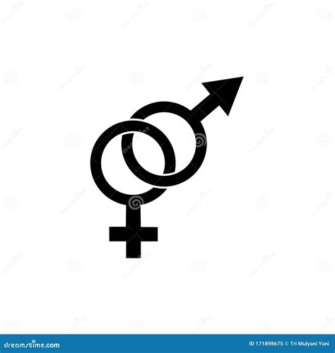 Sex Sign Icon Vector Design Symbol Of Gender Stock Vector